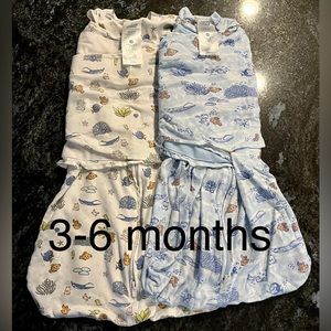 (2) Finding Nemo Halo Sleepsack swaddles